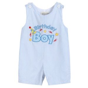 NWT “birthday boy” shortall outfit